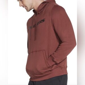 Men’s red skechers hoodie sweatshirt jumper medium